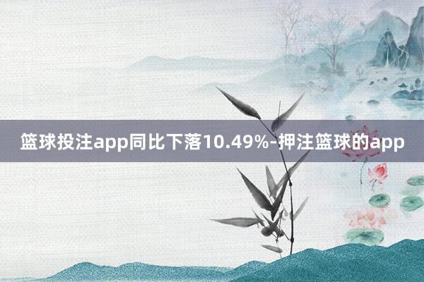 篮球投注app同比下落10.49%-押注篮球的app