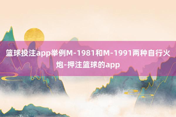 篮球投注app举例M-1981和M-1991两种自行火炮-押注篮球的app