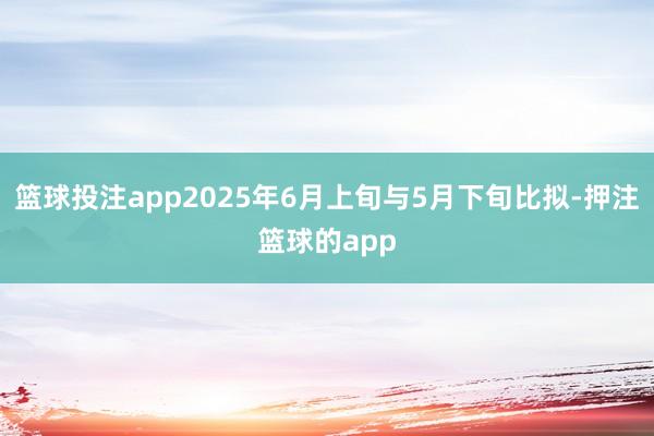 篮球投注app2025年6月上旬与5月下旬比拟-押注篮球的app